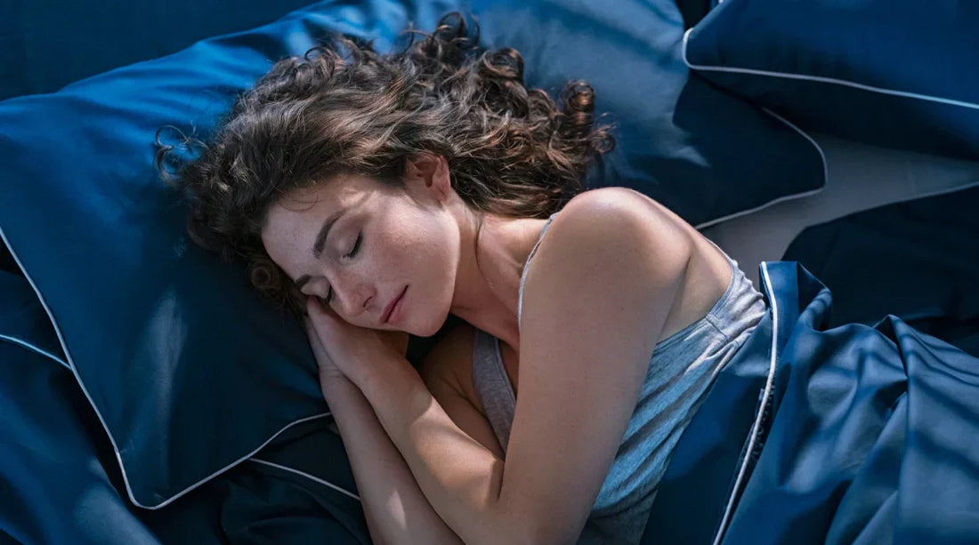 Mulher a dormir bem