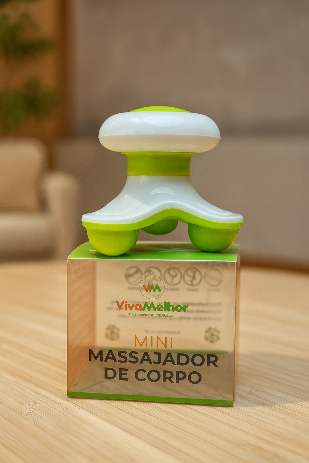 Mini Massajador de Corpo com Vibração Automática - Oferta