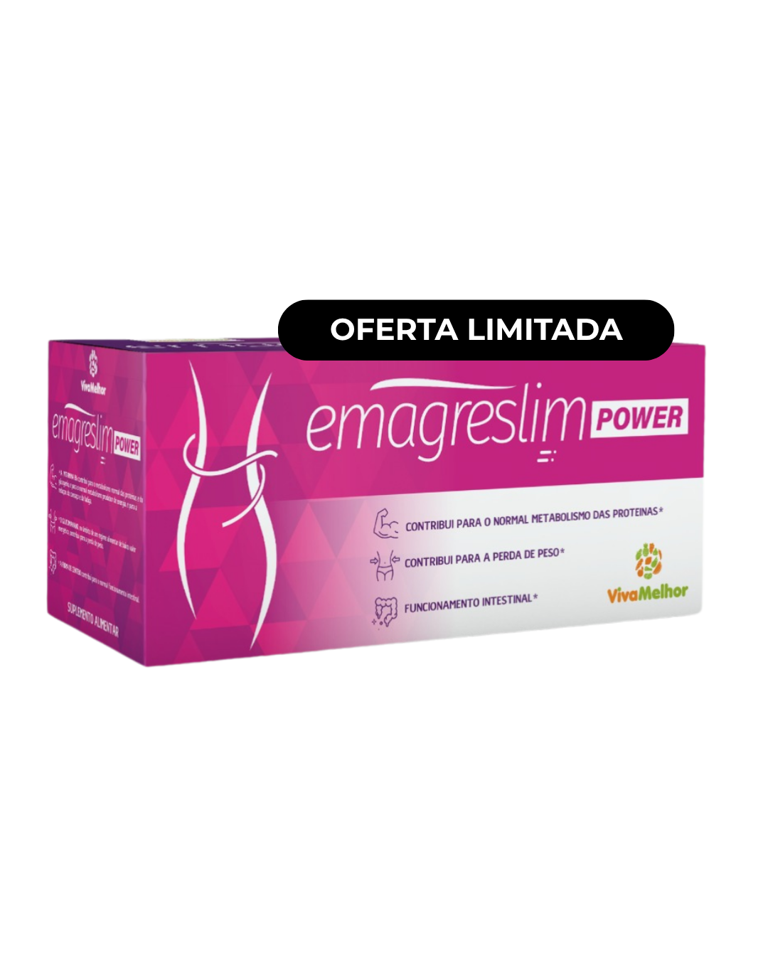 Kit Emagreslim POWER - Mais potente, mais completo, resultados mais rápidos - Perca peso, já!