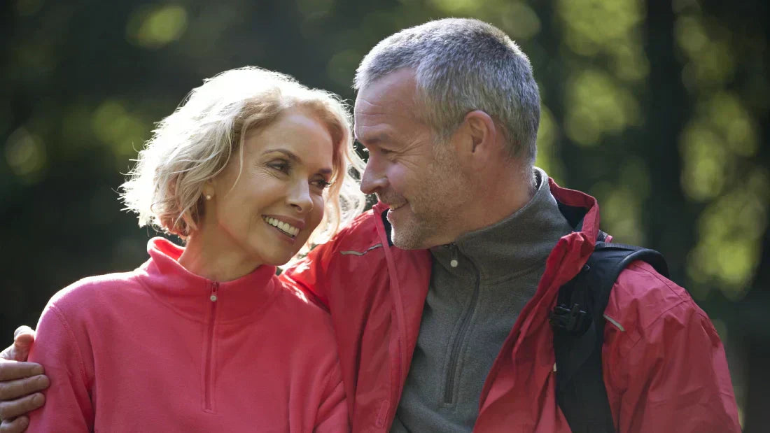 Casal que se demonstra ativo