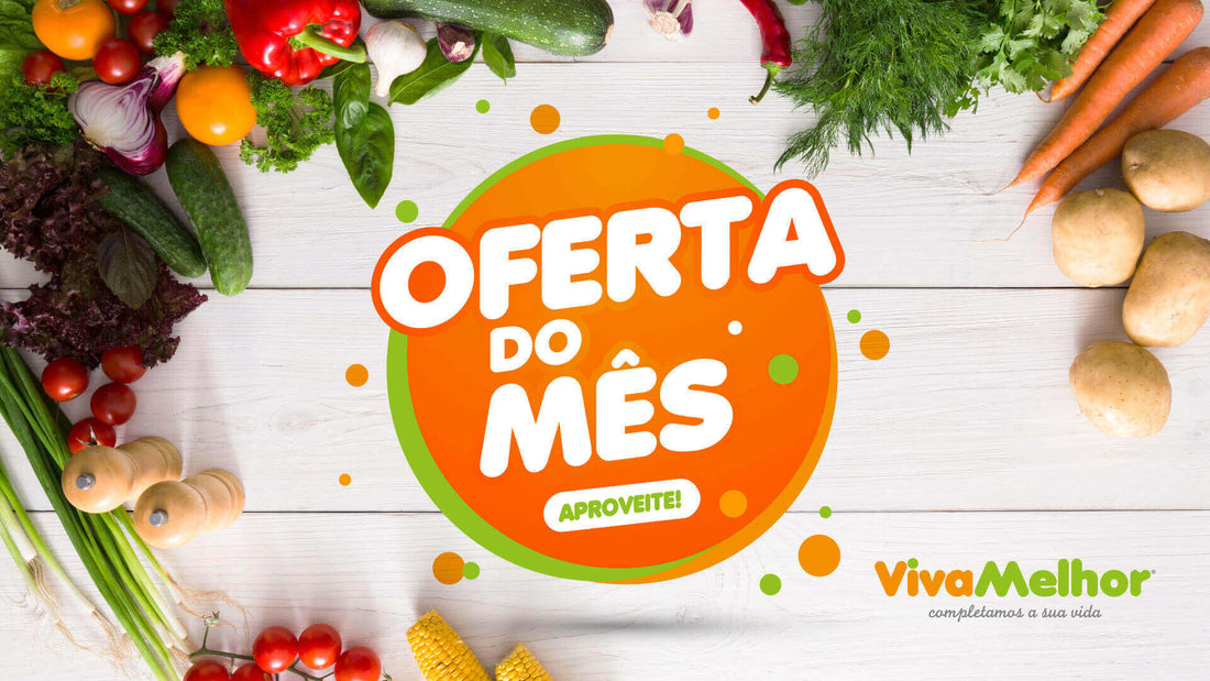 Viva Collagen e caixa para comprimidos são as ofertas do mês