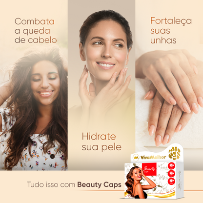 Beauty Caps _ Suplemento para Cabelo, Pele e Unhas