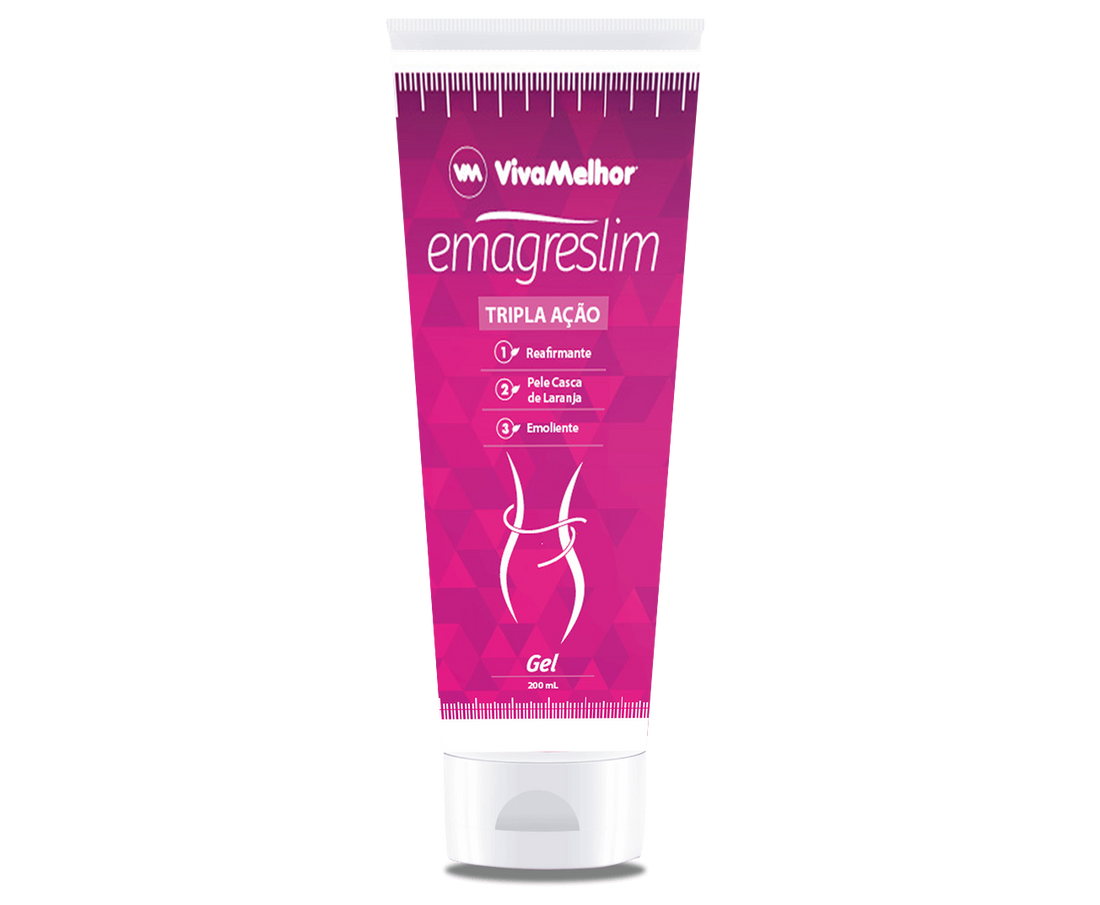 Gel Redutor Emagreslim Tripla Acção - Contra a gordura localizada, celulite e estrias