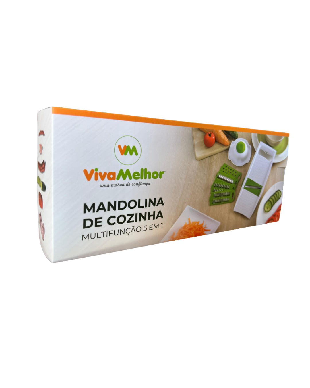 Mandolina de cozinha - Multifunção 5 em 1