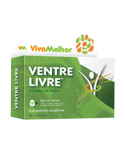 Ventre Livre - Suplemento Alimentar Para o funcionamento do trânsito intestinal